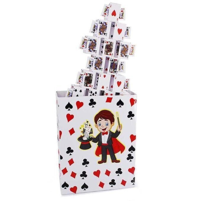 Castillo de cartas de bolsa vacía - Imagen 2