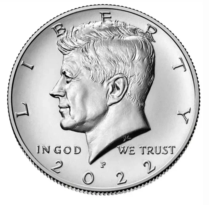 Moneda de medio Dolar sin circular - Imagen 3