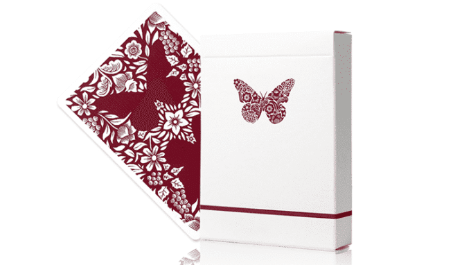 Baraja Marcada Butterfly Worker Roja