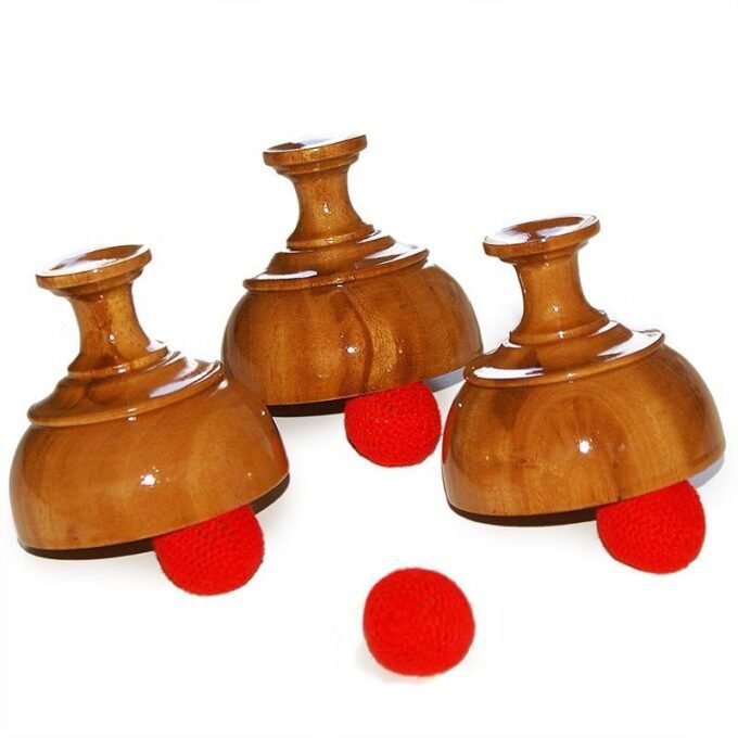 Cubiletes de Madera Estilo Indio