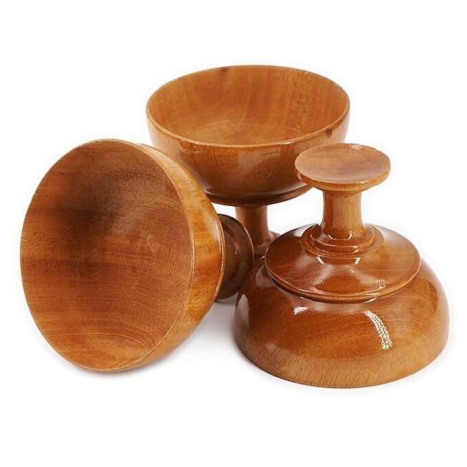 Cubiletes de Madera Estilo Indio - Nuevo en Wonderland - Imagen 2