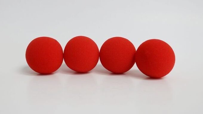 Bolas de esponja PRO Roja de 5cm de Magic by Gosh