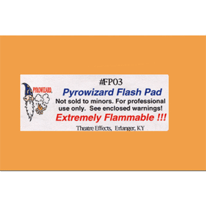 Hojas de papel Flash Pyrowizard™ para efectos teatrales - 5cm x 7.6cm (20 hojas)