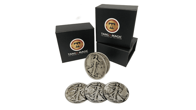 Réplica Walking Liberty Expanded Shell Más 4 Monedas