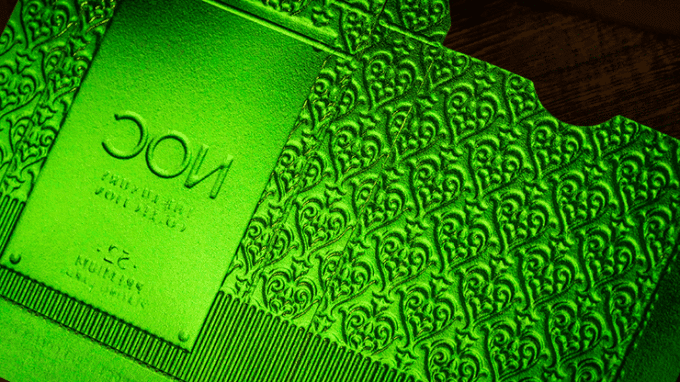 Baraja de Póker Verde NOC The Luxury Colecction - Imagen 5