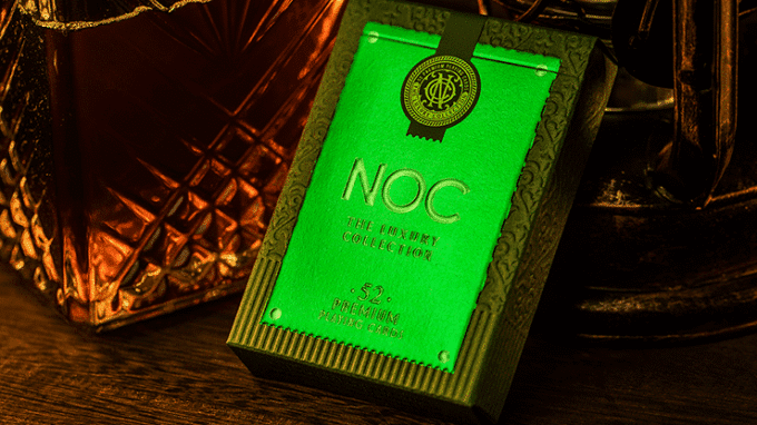Baraja de Póker Verde NOC The Luxury Colecction