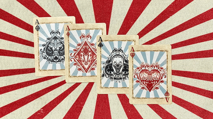 Baraja de Póquer Stripper Bicycle Nostálgicos del Circo - Imagen 4