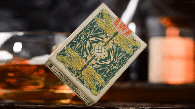 Baraja de Póker Notorius Gambling Frog Verde - Imagen 2
