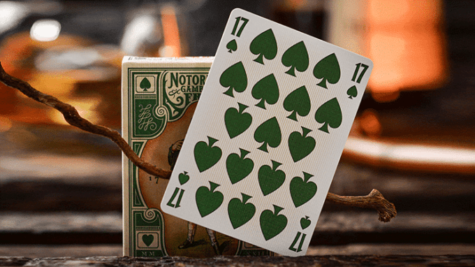 Baraja de Póker Notorius Gambling Frog Verde - Imagen 4