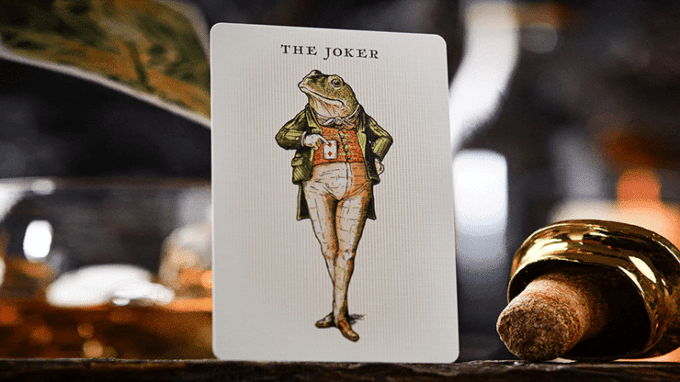 Baraja de Póker Notorius Gambling Frog Verde - Imagen 3