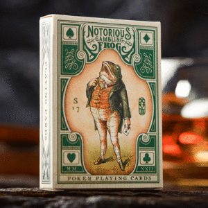 Baraja de Póker Notorius Gambling Frog Verde