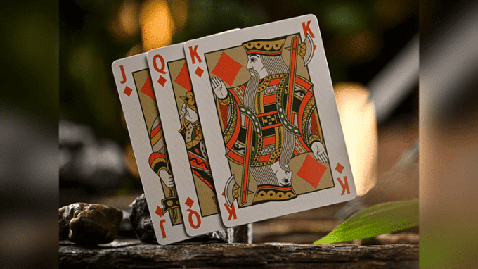 Baraja de Póker Notorius Gambling Frog Naranja - Imagen 5