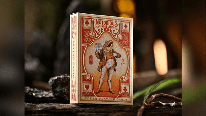 Baraja de Póker Notorius Gambling Frog Naranja