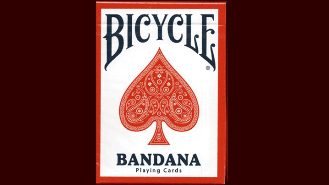 Baraja de Póker Bicycle Bandana Roja Superior