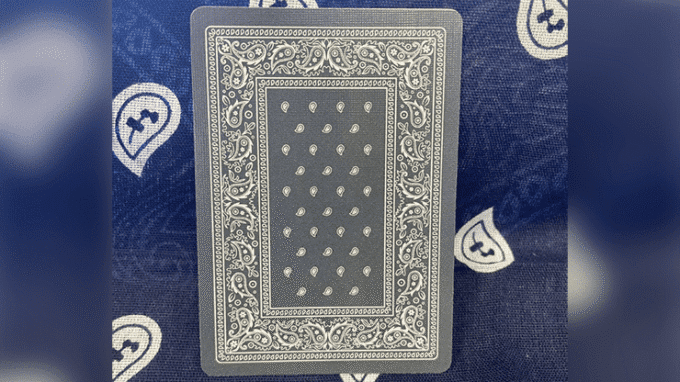 Baraja de Póker Bicycle Bandana Azul - Imagen 6
