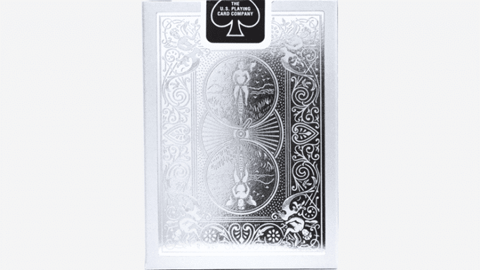 Naipes Bicycle Metalluxe Plata Premium - Imagen 3