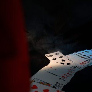 Baraja de Forzaje Wonderland en Bicycle Supreme Line con cartas dobles