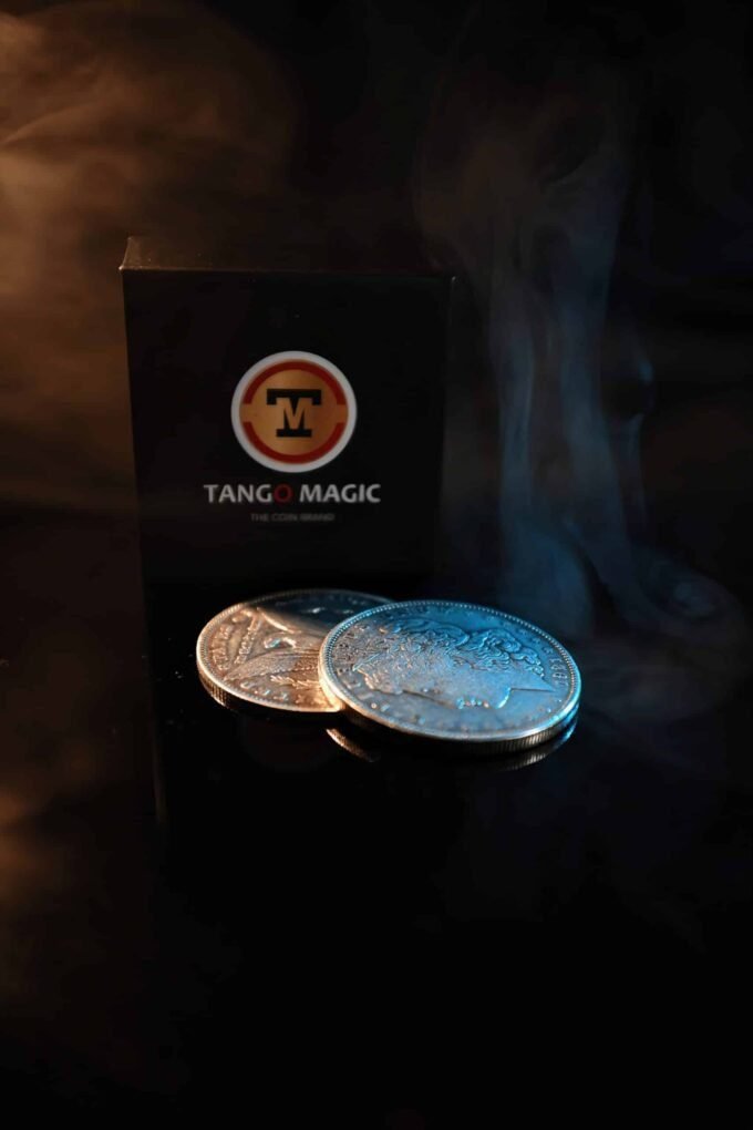 Flipper Coin PRO Gravity Elastic System Morgan Dolar Plata Pura - Imagen 3