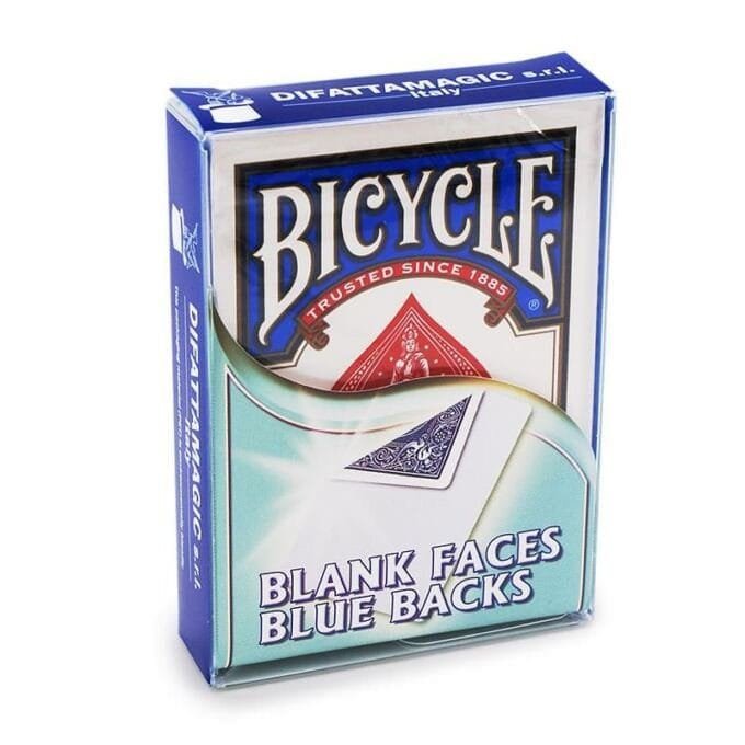 Baraja de Cartas Bicycle de Caras Blancas y Dorso Azul
