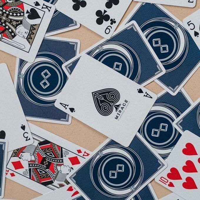 Baraja de Cartas Mirage V4 Midnight Blue
