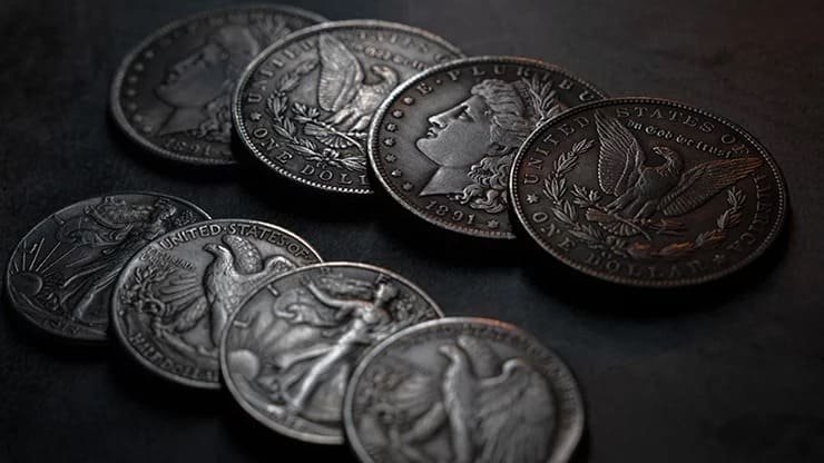 Variedad de Monedas para trucos Magia