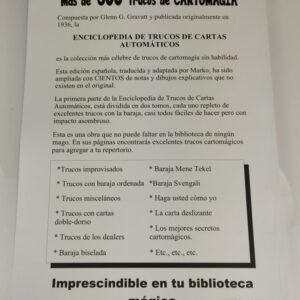Enciclopedia de trucos de cartas automáticos de Glenn G Gravatt TOMO 2