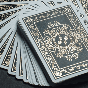 Black Roses Playing Cards