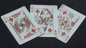 Black Roses Playing Cards