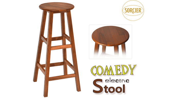 Comedia del Taburete Eléctrico de Madera de Sorcier Magic