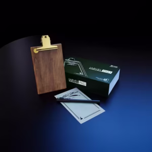 IARVEL PAD - Kit de magia con bloque, bolígrafo y caja de presentación