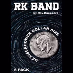 Bandas RK tamaño dólar para monedas Flipper - Paquete de 5.