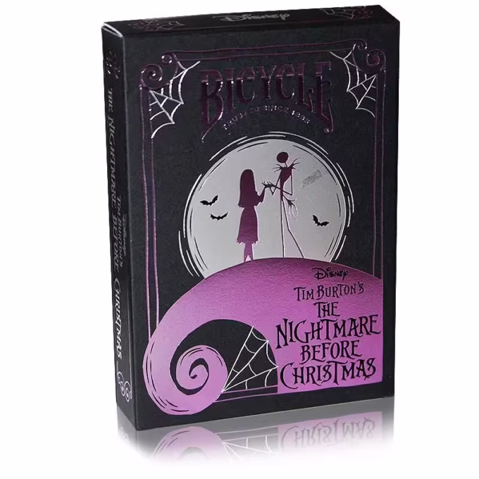 Baraja Bicycle Pesadilla antes de Navidad - Diseño de Tim Burton.