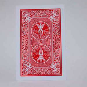 Carta Bicycle Jumbo Doble Dorso Roja para magia.