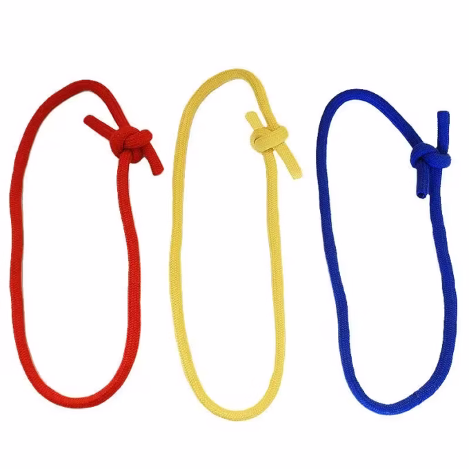 Tres cuerdas Linking Ropes - Rojo, amarillo y azul.