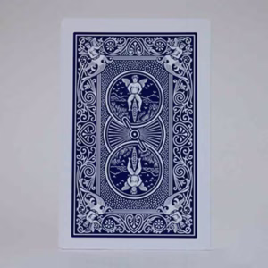 Carta Bicycle Jumbo Doble Dorso Azul para magia.