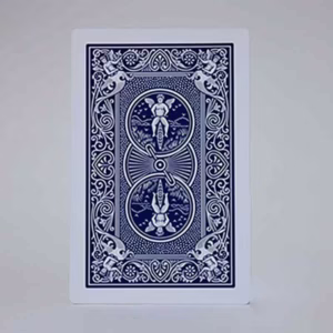 Carta Bicycle Jumbo Revelación Rey Dorso Azul por la parte del dorso