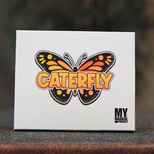 Caja del truco de magia Caterfly de My Magical Project, con diseño de una mariposa colorida en la portada.
