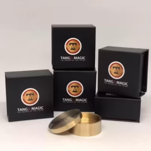 Caja Okito de bronce de Tango Magic con diseño premium para efectos de magia