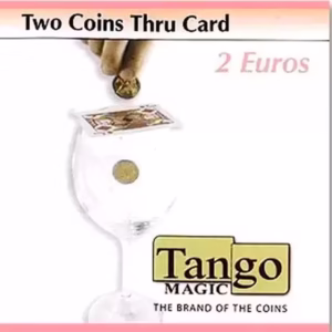 Dos Monedas a Través de la Carta 2 euros – Tango Magic.