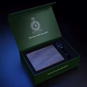 nterior de la caja Frozen In Time Hi-Tech V2 de Larvel Magic con componentes incluidos