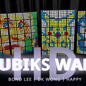 Rubik's Wall HD con diseños creativos creados con cubos de Rubik por Bond Lee
