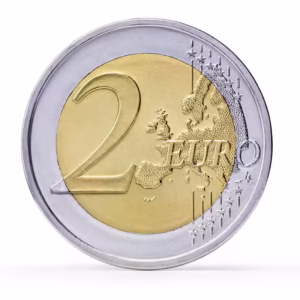 Moneda de 2 euros para magia con cajas Okito y rutinas mágicas