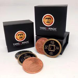 Triple TUC Tricolor de Tango Magic con monedas y caja de presentación