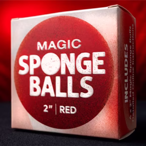Bolas de Esponja SuperSoft de Murphy's Magic – Set de 2 pulgadas en rojo.