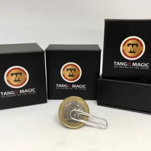 Moneda Magnética de 1 Euro de Tango Magic con clip metálico y estuches oficiales