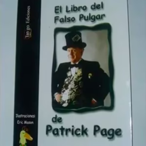 Libro de magia El Libro del Falso Pulgar de Patrick Page