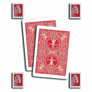 Cartas Bicycle y sellos del efecto Stamp Matrix by Devil