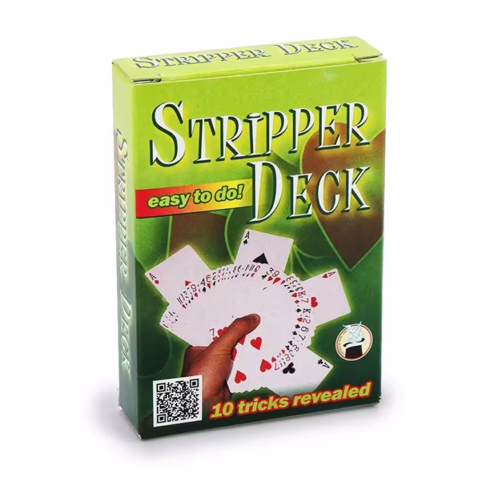Stripper Deck Económica baraja mágica para aprender cartomagia