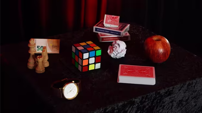 Objetos sobre Dream Table PRO listos para interruptores invisibles