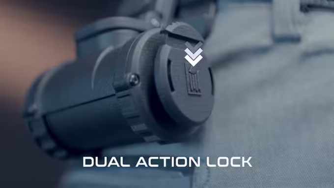 Sistema de cierre Dual Action del cargador 20HDD de Hanson Chien